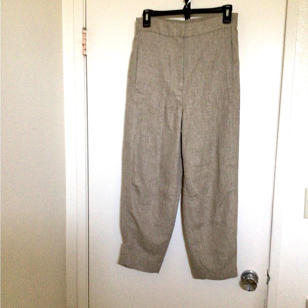 Zara High Rise Crop Trousers